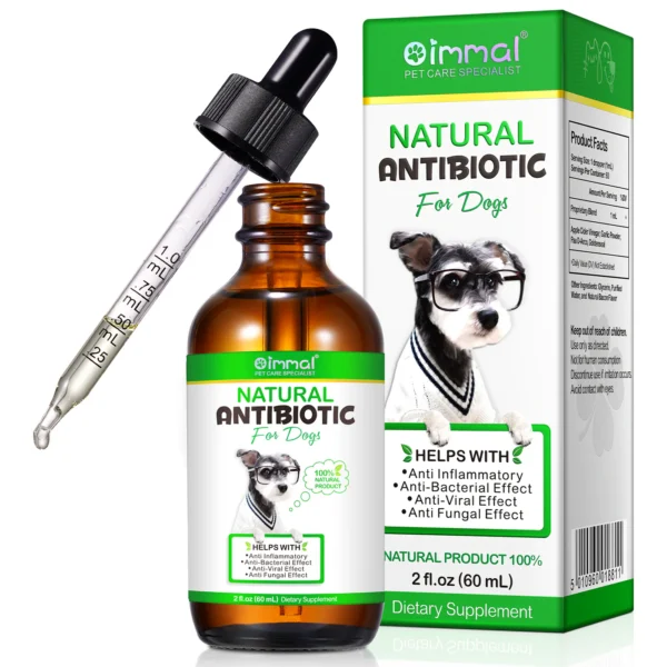 Oimmal Natural Antibiotics Drops for Dogs