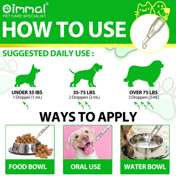 Oimmal Natural Antibiotics Drops for Dogs - Image 2