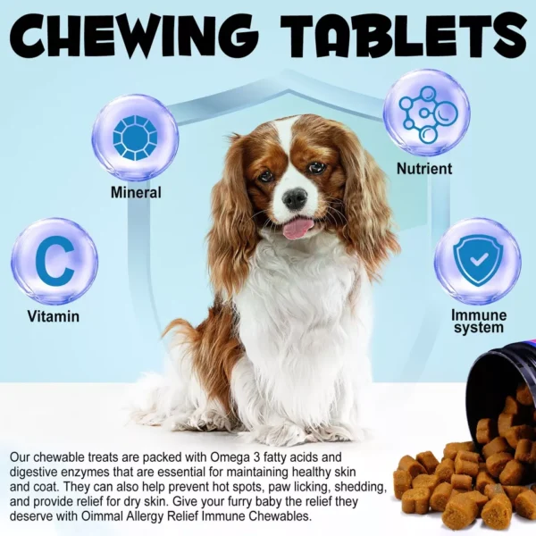 Oimmal Allergy Relief Immune Soft 150 Chews for Dogs - Image 4